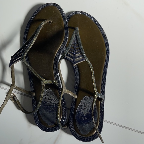 Rene Caovilla Blue and green sandals - Picture 3 of 6